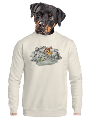 unisex mikina bez kapuce