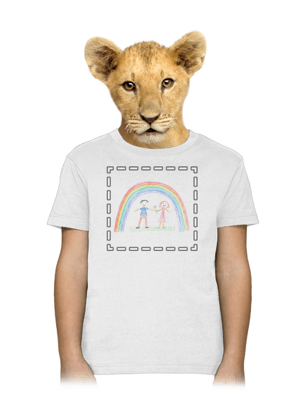 Dětské kresby - nahraj vlastní dětské tričko White