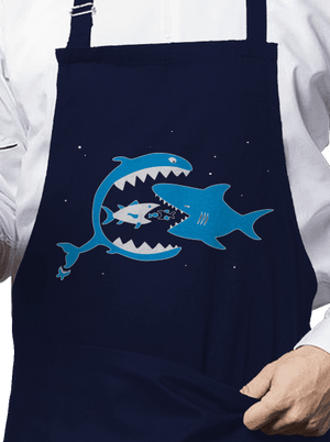 Rybky zástěra Navy