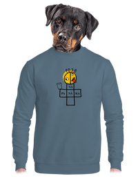 unisex mikina bez kapuce