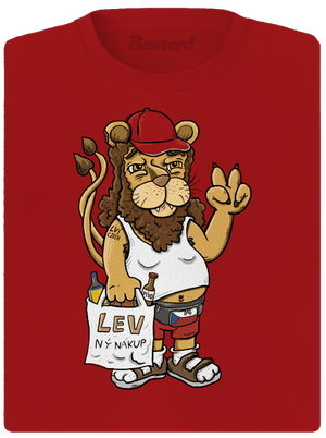 Lvíček dámské sportovní tričko Red Mal