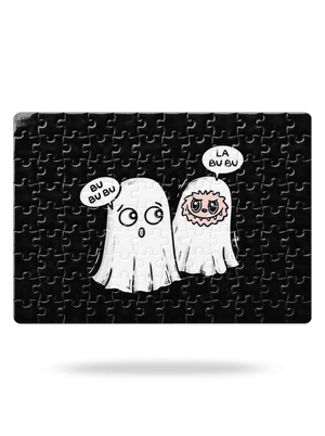 La bu bu puzzle White