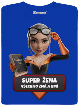 Super máma pánské tričko Royal Blue