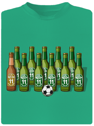 Fotbalová jedenáctka pánské sportovní tričko Mint Mal