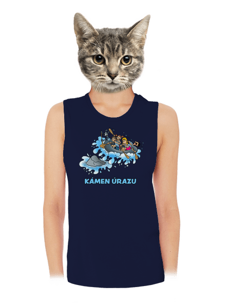 Kámen úrazu dámské tílko volné Navy