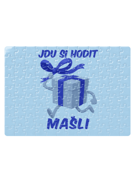 Jdu si hodit mašli puzzle White