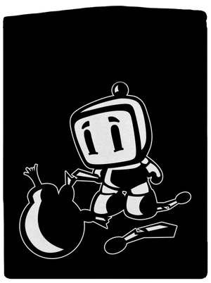 Bomberman dámská mikina na zip Black