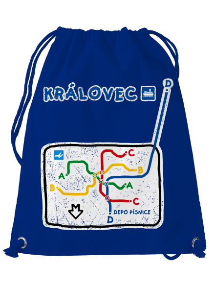 Metro Královec vak Royal Blue Mal