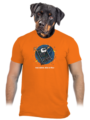 Padá server pánské tričko Orange
