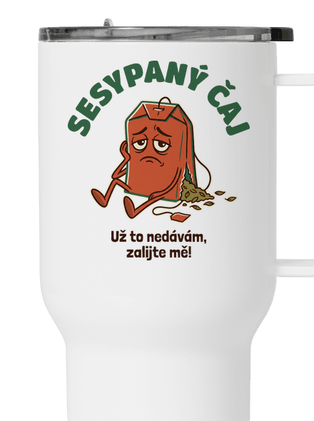 Sesypaný čaj termohrnek White