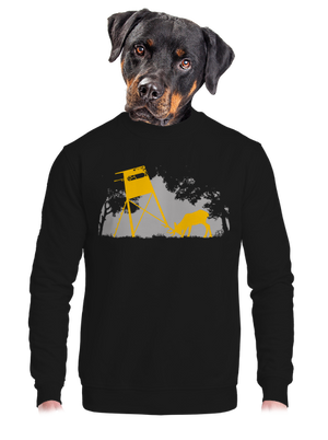 unisex mikina bez kapuce