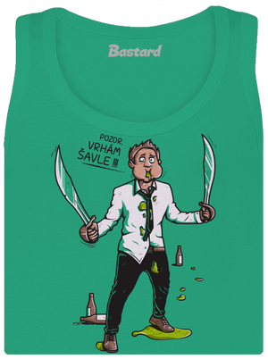 Vrhám šavle dámské tílko klasické Mint Mal