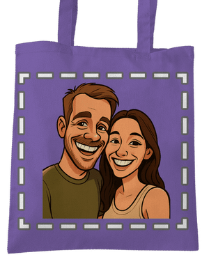 Karikatura z vlastní fotky taška Violet