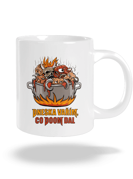Co Doom dal velký hrnek White