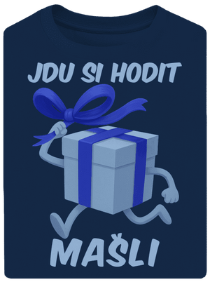 Jdu si hodit mašli unisex tričko oversized Midnight Blue