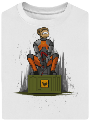 Ape-Life unisex tričko oversized White