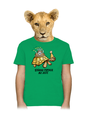 Stárnu pomalu dětské tričko Kelly Green