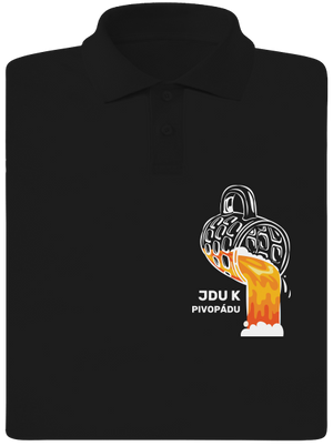Pivopád pánská polokošile Black