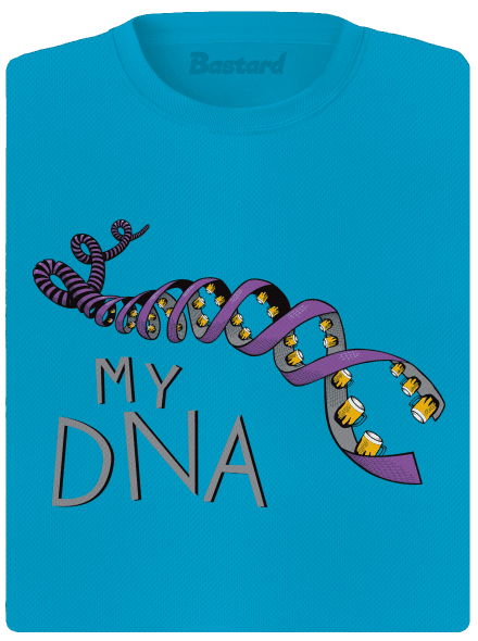 My DNA dámské sportovní tričko Blue Atol