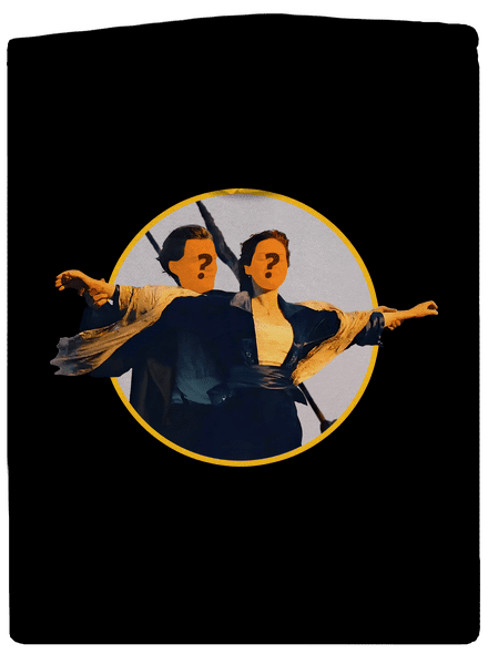 Titanic pánská mikina na zip Black