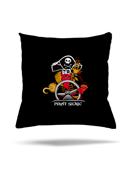 Pirát silnic polštář Black