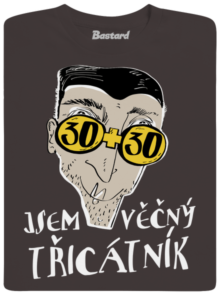 Věčný třicátník pánské dlouhý rukáv Bear Brown