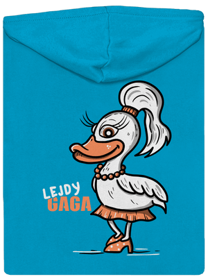 Lejdy Gaga dámská mikina na zip Blue Atol