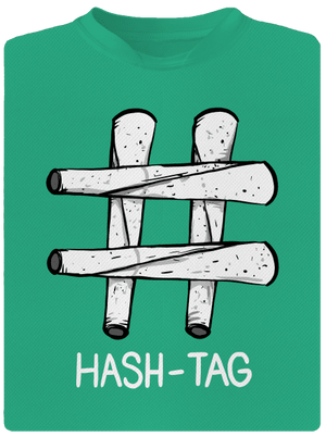 Hash tag pánské sportovní tričko Mint Mal