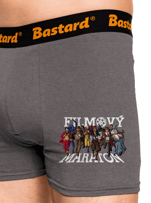 Filmový maraton boxerky Gray Melange