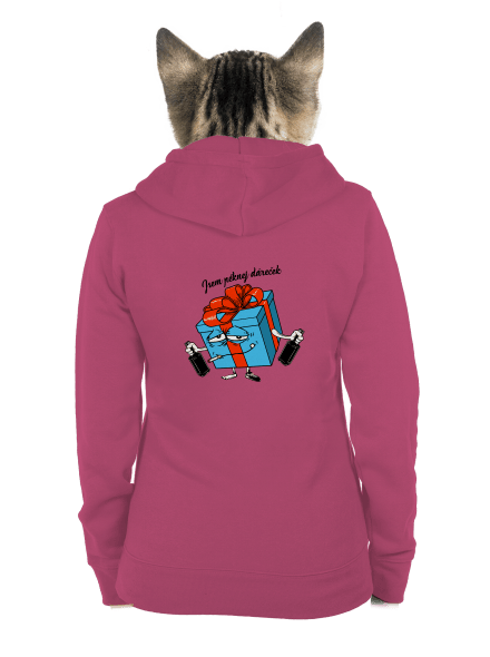 Dáreček dámská mikina na zip Magenta