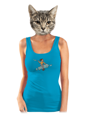 Osvobození dámské tílko klasické Blue Atol