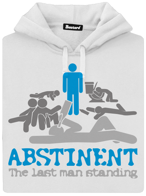 Abstinent dámská mikina klokanka White