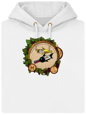 Vinný horoskop: Ryba unisex mikina premium Snowwhite