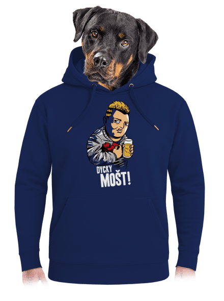 Dycky mošt unisex mikina premium Navy