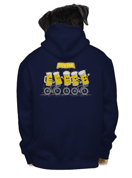 Pivoton pánská mikina na zip Navy