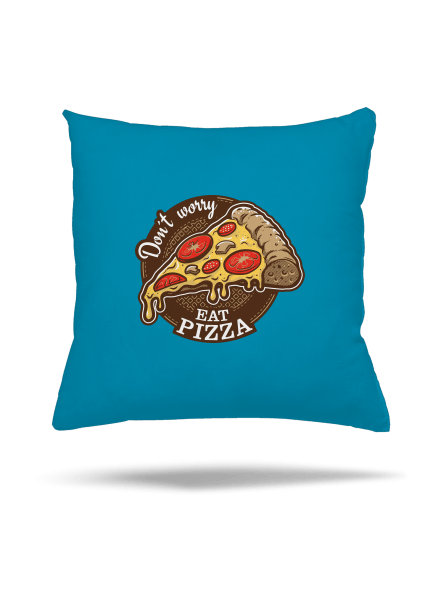 Pizza polštář Blue Turquoise
