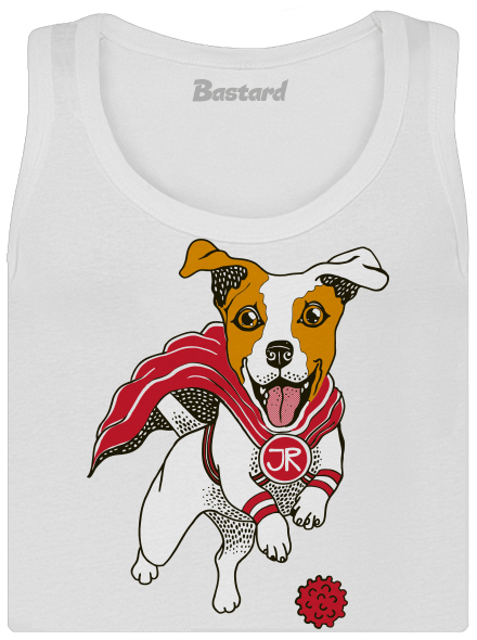 Jack Russell dámské tílko klasické White