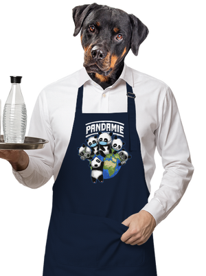 Pandamie zástěra Navy