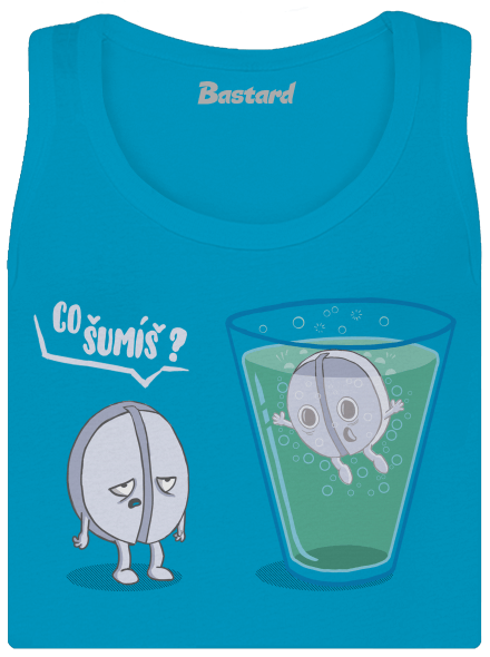 Co šumíš dámské tílko klasické Blue Atol