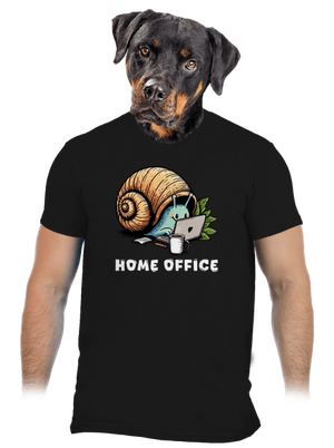 Šnekův home office pánské tričko Black