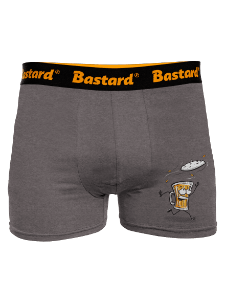 Čepice boxerky Gray Melange