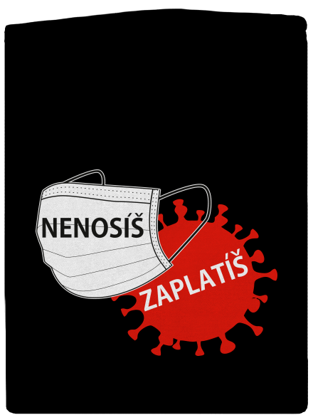 Nenosíš zaplatíš pánská mikina na zip Black