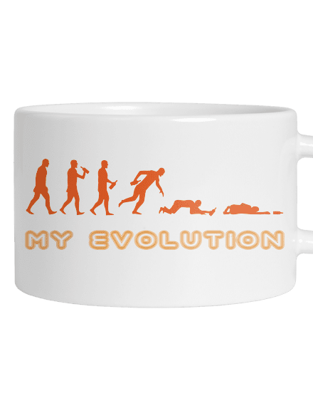 My evolution hrnek makronka White