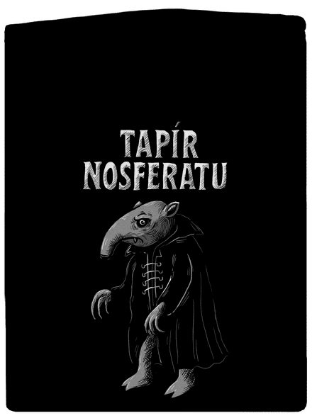 Tapír Nosferatu dámská mikina na zip Black