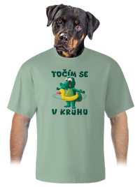 unisex tričko oversized