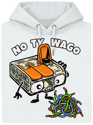 Wago svorka unisex mikina premium Snowwhite