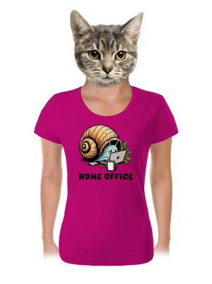 Šnekův home office dámské tričko Fuchsia Red