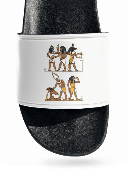 Egyptská párty pantofle White