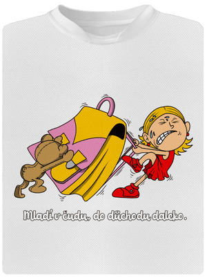 Školačka dětské sportovní tričko White