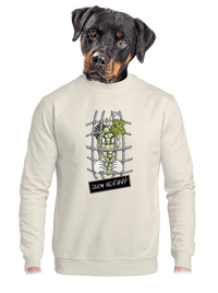 unisex mikina bez kapuce